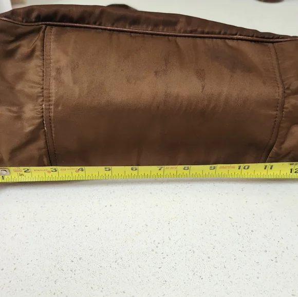 Authenic vintage Prada nylon tessuto bag in brown - Picture 3 of 13